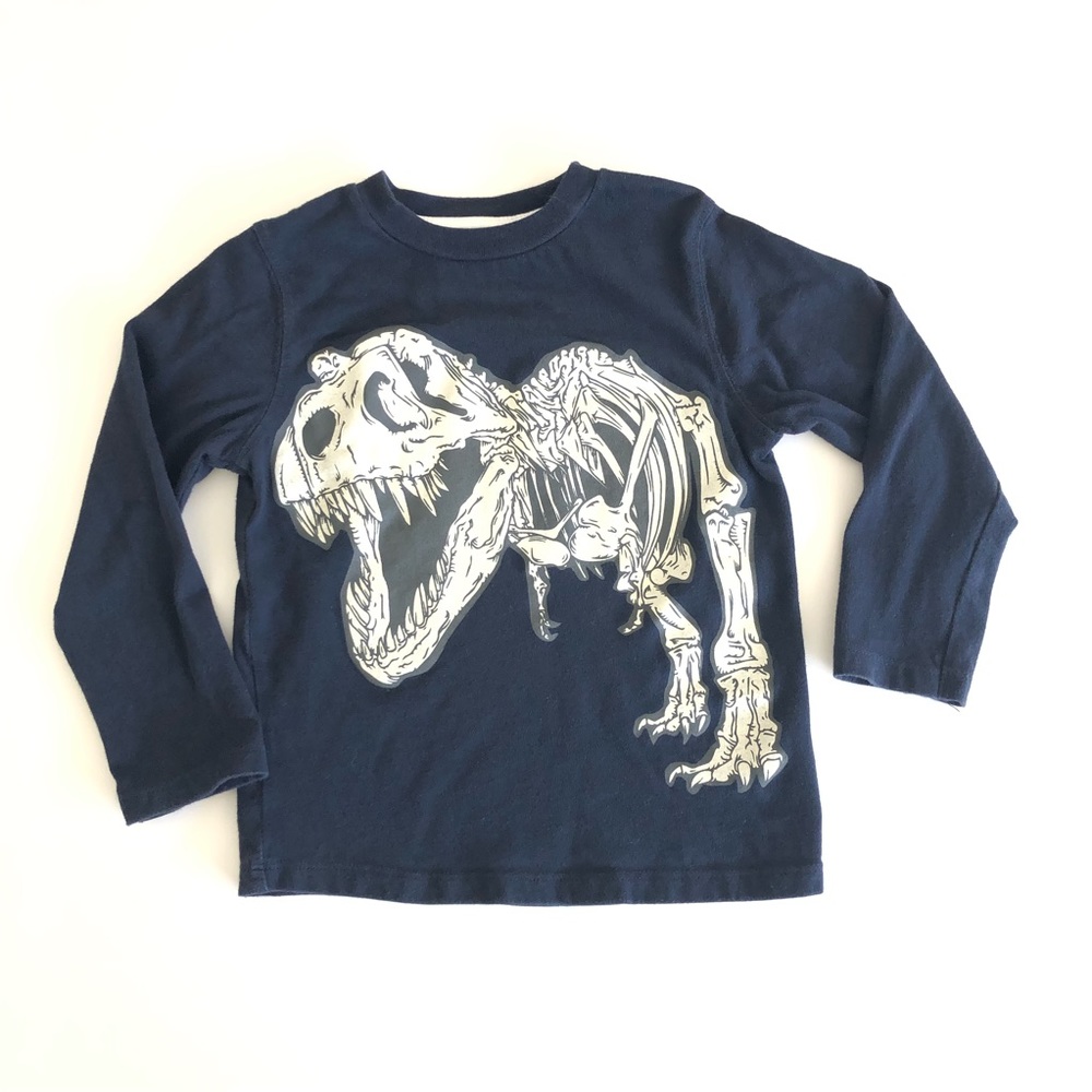 GAP Dinosaur Glow In The Dark T Shirt Size 4T